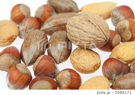 background of various kinds of nuts 5088171