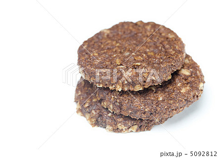 Wheat grain cookies is isolated on white 5092812