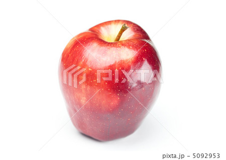 beautiful mellow  juicy apple isolated on white 5092953