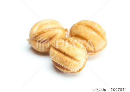 cake in the shape of nut isolated on white cake in the shape of nut isolated on white 5097854