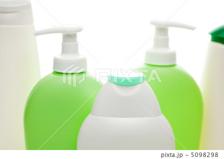 cosmetic containers isolated on white 5098298