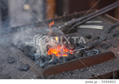 embers, fire, smoke and blacksmith tools embers, fire, smoke and blacksmith tools 5099802