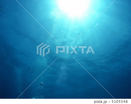 水中からの太陽 5105548
