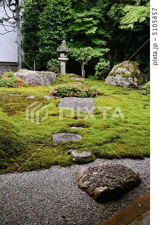 南禅寺、飛石と苔庭 5105857