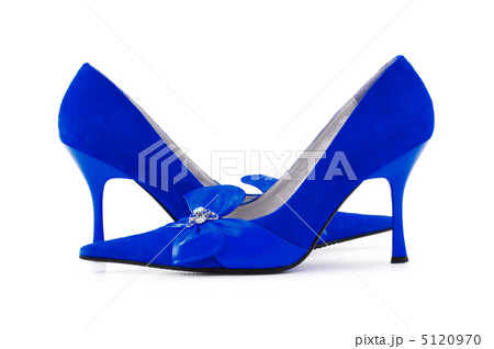 Female shoes on white background Female shoes on white background 5120970