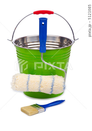 Painter's tools isolated on the white 5121085