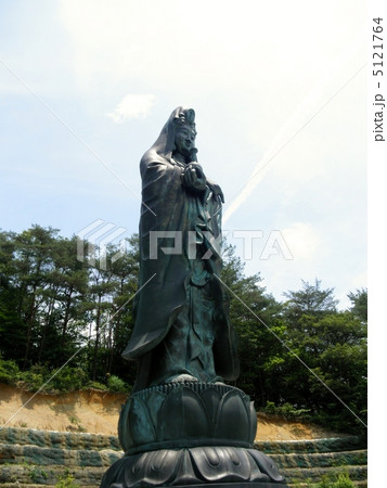 岐阜県　大滝観音　A Giant Statue of Goddess of Mercy  5121764