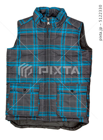Warm plaid vest 5122330