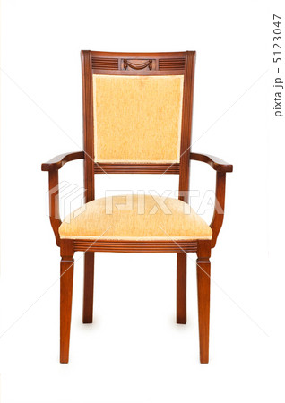 Wooden chair isolated on the white background Wooden chair isolated on the white background 5123047
