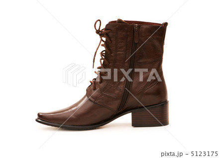 Brown boots isolated on the white background 5123175