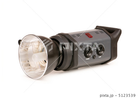 Studio strobe isolated on the white background Studio strobe isolated on the white background 5123539