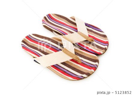 Summer shoes isolated on the white background Summer shoes isolated on the white background 5123852