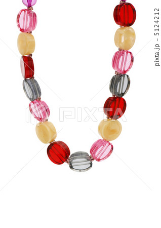 Woman necklace isolated on the white background Woman necklace isolated on the white background 5124212