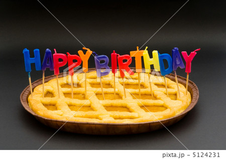 Happy birthday candles in the pie Happy birthday candles in the pie 5124231