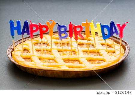 Happy birthday candles in the pie Happy birthday candles in the pie 5126147