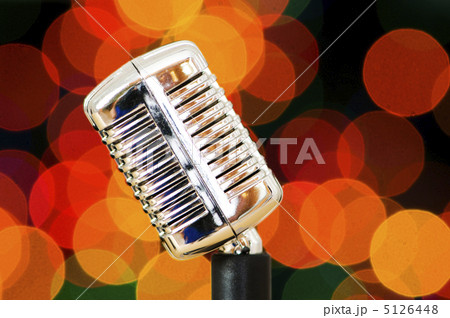 Vintage microphone isolated on the white background 5126448