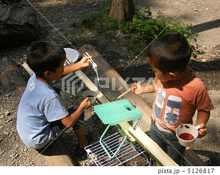 流しそうめん 5126817