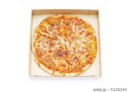 Pizza isolated on the white background 5129344