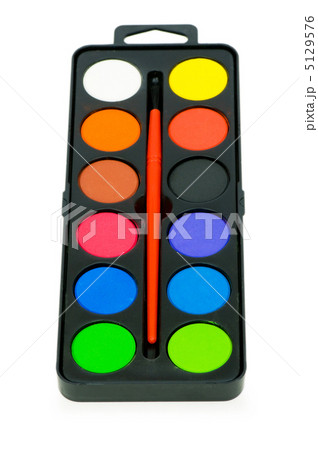 Painters palette isolated on the white background 5129576