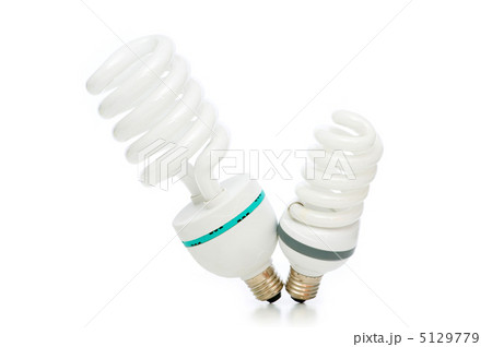Energy saving lamp isolated on the white background 5129779