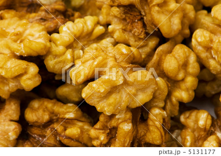 Fresh walnut nuts isolated on the white 5131177