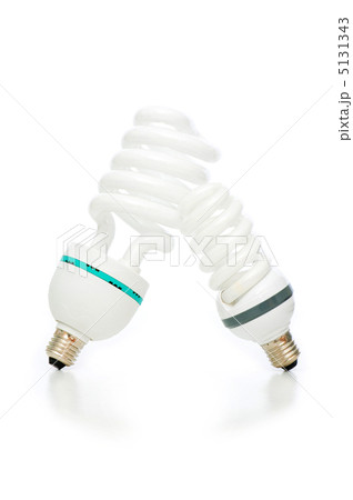 Energy saving lamp isolated on the white background Energy saving lamp isolated on the white background 5131343