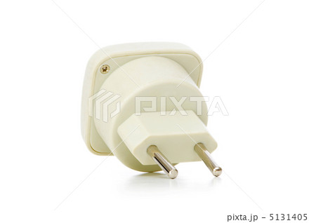 Electric adaptor isolated on the white background Electric adaptor isolated on the white background 5131405