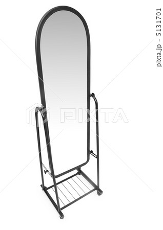 Tall mirror isolated on the white background 5131701