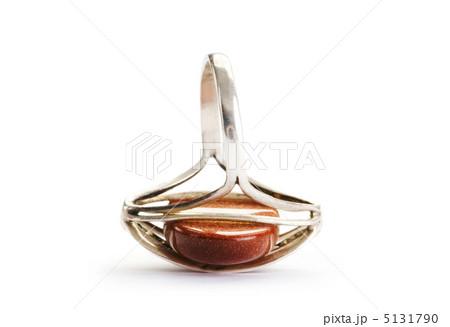 Jewellery ring isolated on the white background Jewellery ring isolated on the white background 5131790