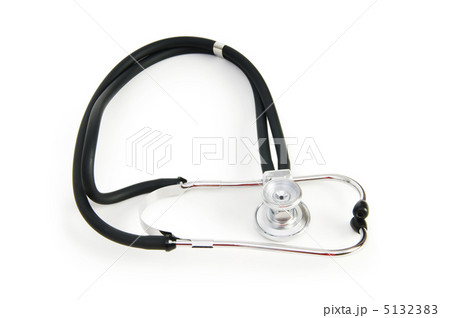 Medical stethoscope isolated on the white background Medical stethoscope isolated on the white background 5132383