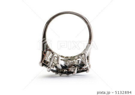 Jewellery ring isolated on the white background 5132894
