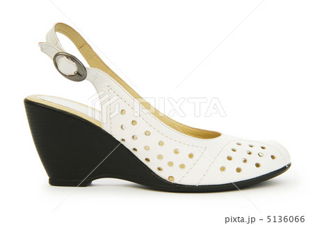 Woman shoes isolated on the white background Woman shoes isolated on the white background 5136066