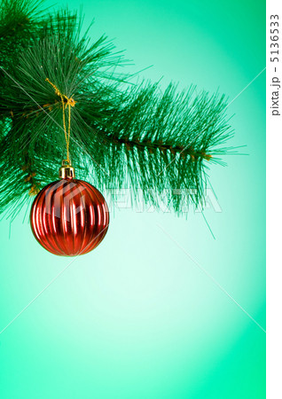 Christmas decoration against the colorful gradient background 5136533