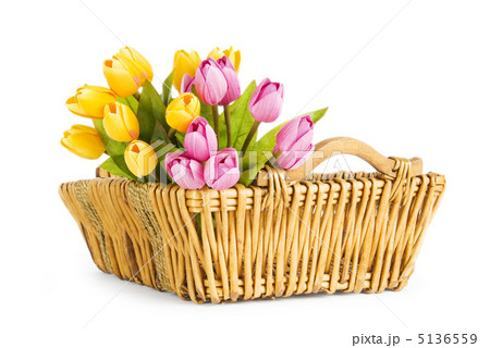 Bunch of tulip flowers on the table Bunch of tulip flowers on the table 5136559