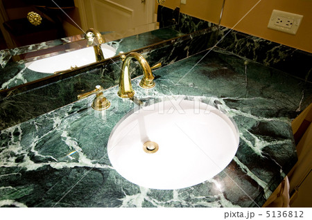 Interior of the room - Sink in the bathroom 5136812