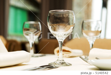 Wine glasses on the table - shallow depth of field 5140542