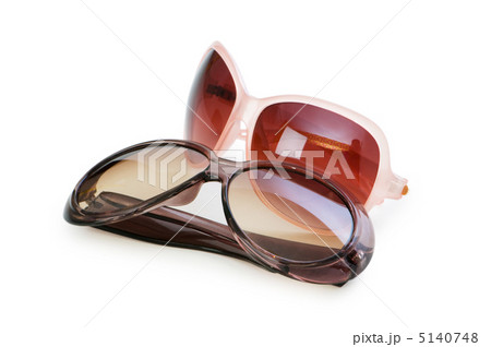 Stylish sunglasses isolated on the white background 5140748