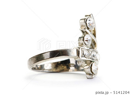 Jewellery ring isolated on the white background 5141204