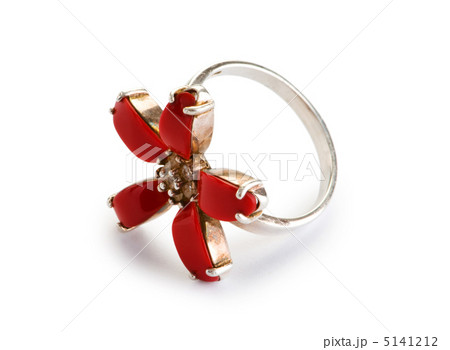 Jewellery ring isolated on the white background 5141212