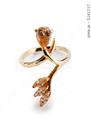 Jewellery ring isolated on the white background 5141217