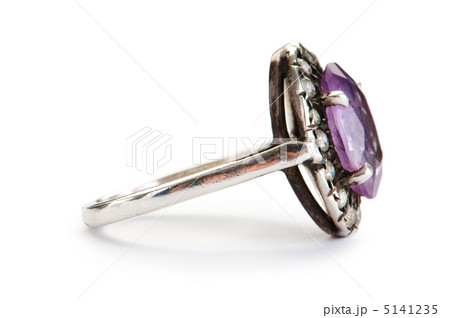 Jewellery ring isolated on the white background Jewellery ring isolated on the white background 5141235