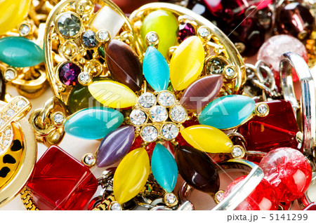 Jewellery arranged at the background 5141299