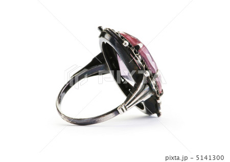 Jewellery ring isolated on the white background 5141300