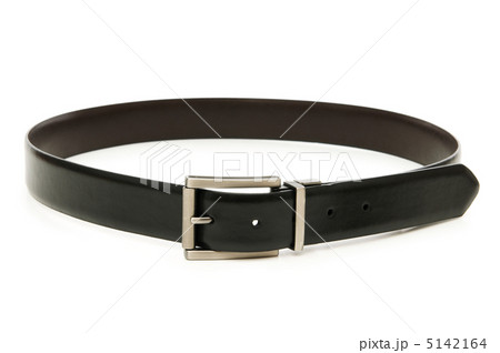 Leather belt isolated on the white background Leather belt isolated on the white background 5142164