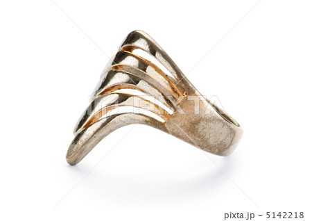 Jewellery ring isolated on the white background Jewellery ring isolated on the white background 5142218