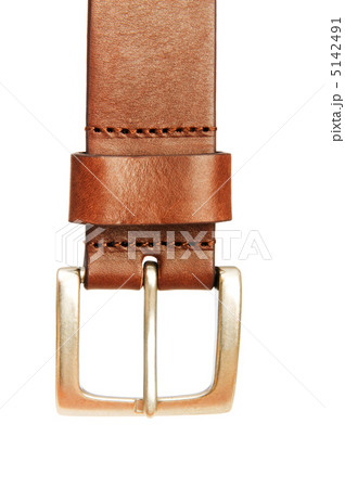 Leather belt isolated on the white background Leather belt isolated on the white background 5142491