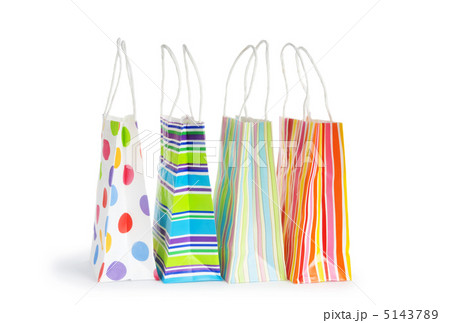 Shopping bags isolated on the white background 5143789