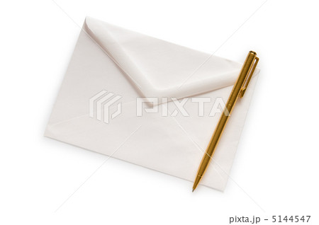 Mail concept with envelope isolated on the white 5144547