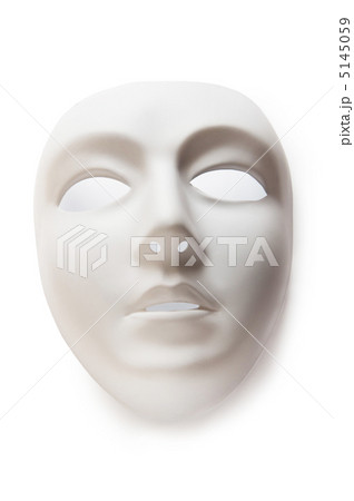 Theatre concept with the white plastic masks 5145059