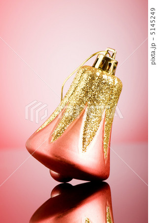 Christmas decoration on the reflective background - holiday conc 5145249